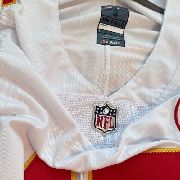 Men's Kansas City Chiefs Patrick Mahomes Nike White Game Jersey size Small - Picture 7 of 8